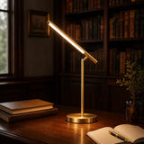 CopperAura | Sleek Adjustable Modern Desk Lamp with Dimmable LED