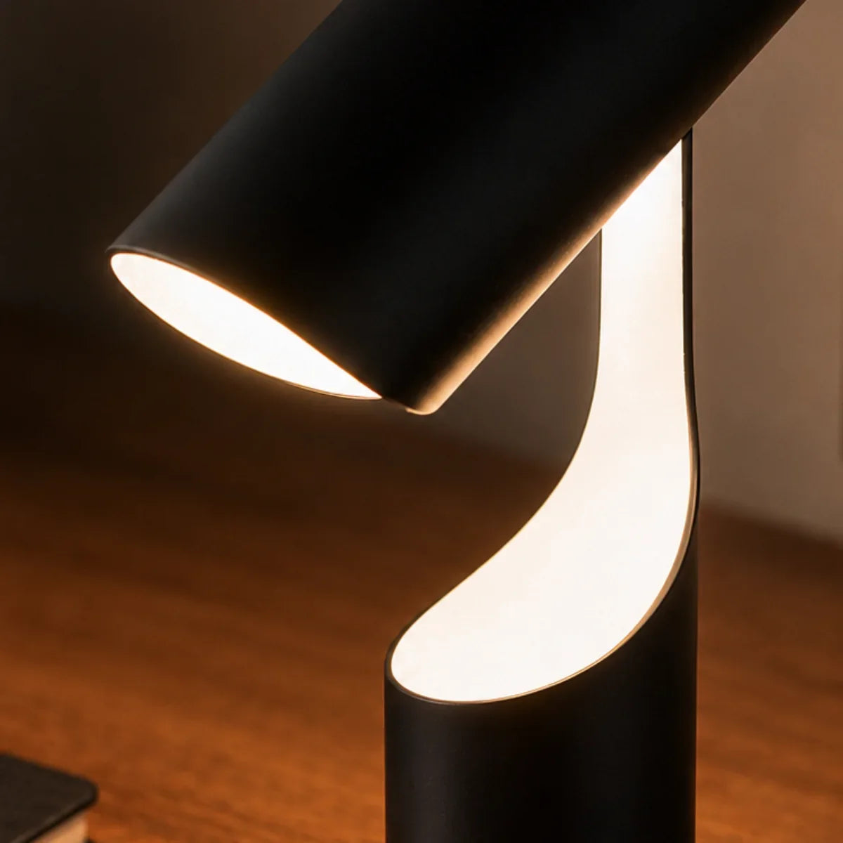 LumenSphere | Modern Adjustable Black Table Lamp for Home Office