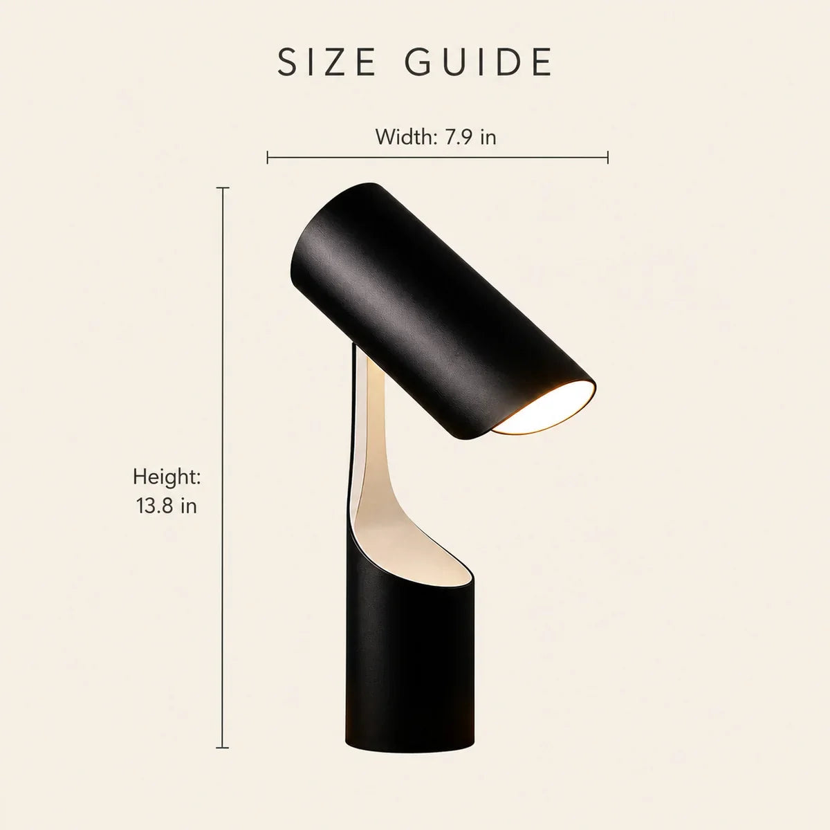LumenSphere | Modern Adjustable Black Table Lamp for Home Office
