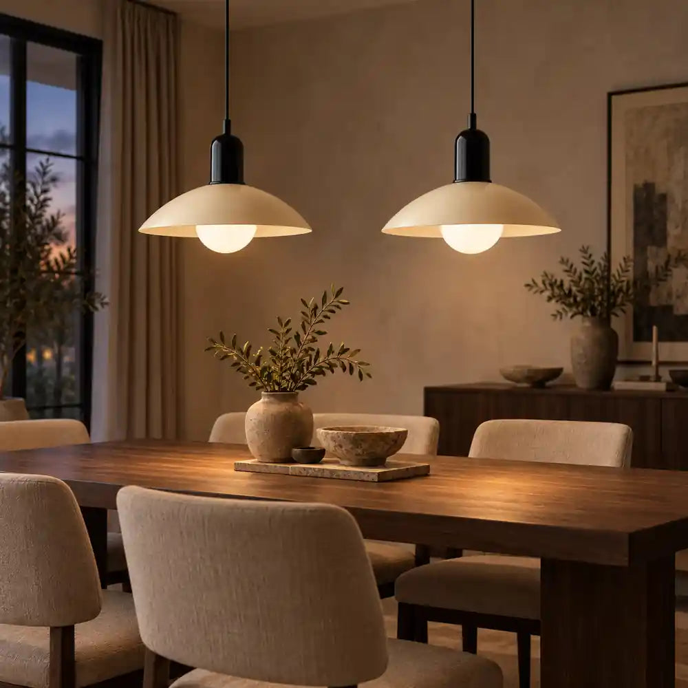 NordicAura | Elegant Adjustable Iron LED Pendant Light for Modern Spaces