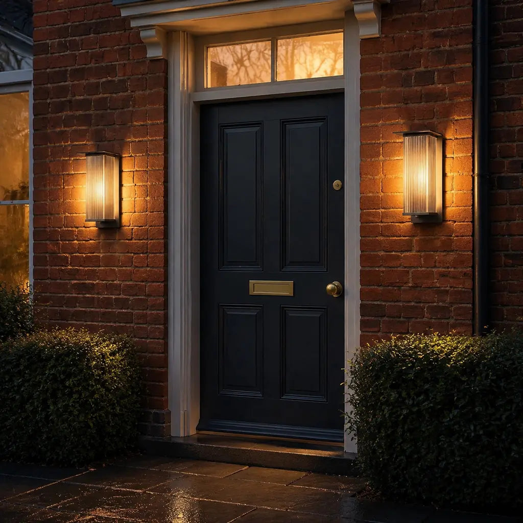 Luminara | Modern Sleek Metal Outdoor Wall Sconce Light Fixture