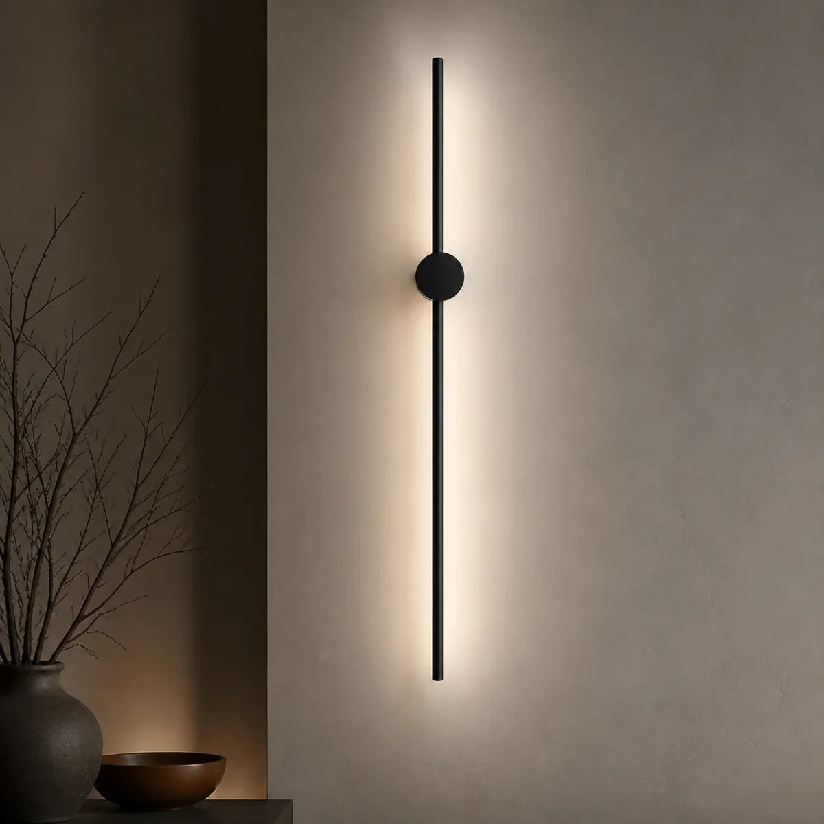 Luminara | Sleek Modern Aluminum Wall Sconce Lighting for Elegant Ambiance