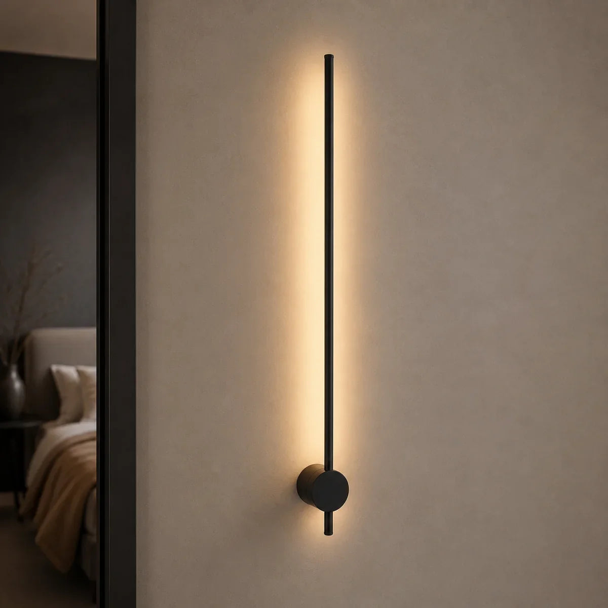 Luminara | Sleek Modern Aluminum Wall Sconce Lighting for Elegant Ambiance