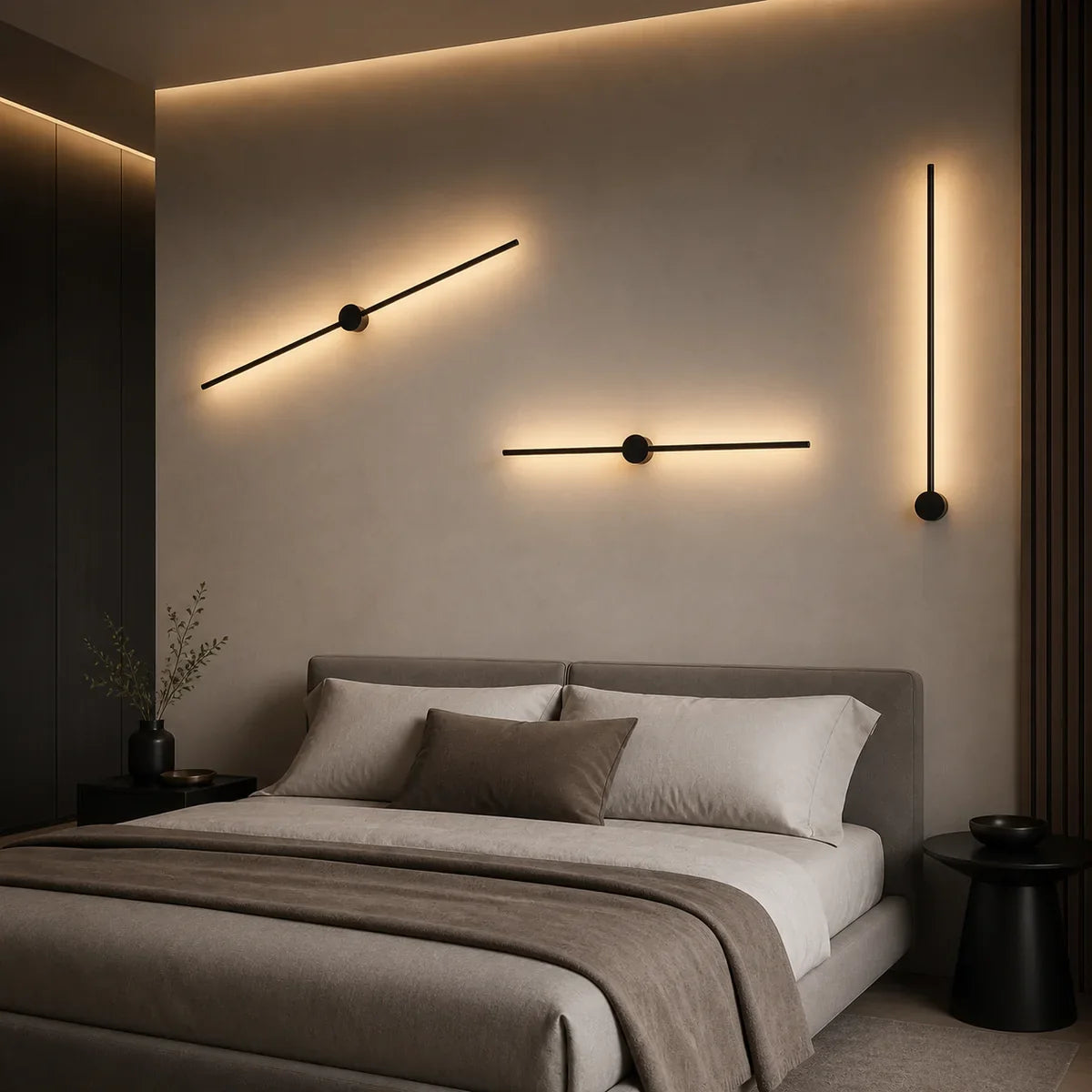 Luminara | Sleek Modern Aluminum Wall Sconce Lighting for Elegant Ambiance