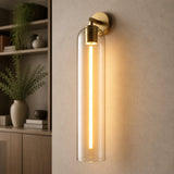 Luminara | Cylindrical Art Glass Wall Sconce
