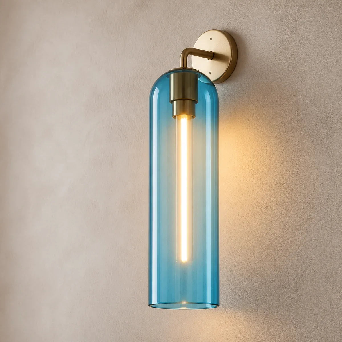 Luminara | Cylindrical Art Glass Wall Sconce