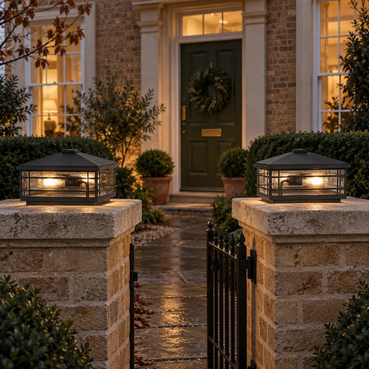 Luminara | Elegant Minimalist Outdoor Pillar Light Fixture
