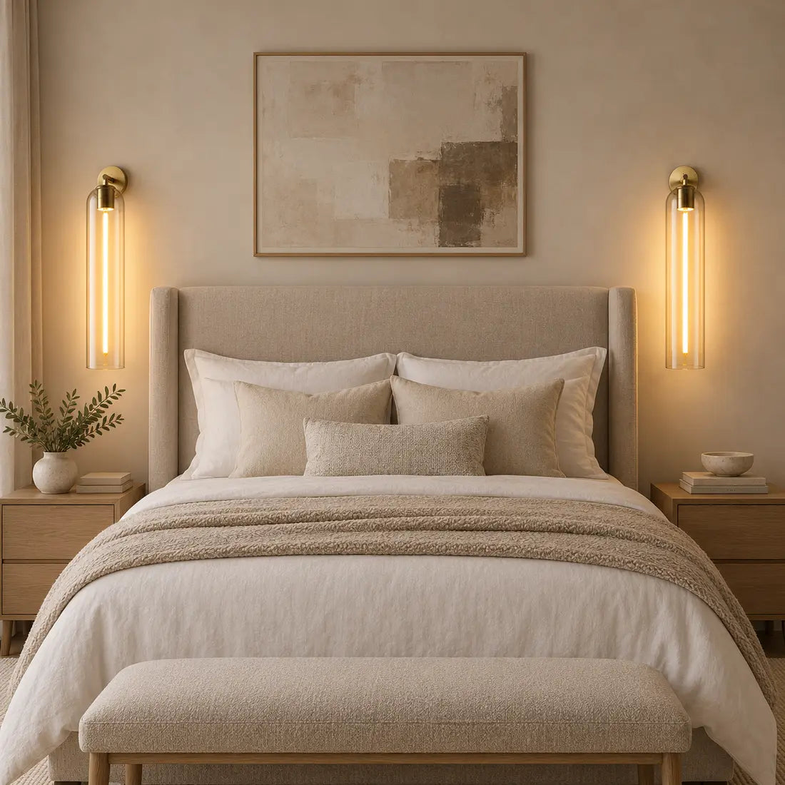 Luminara | Cylindrical Art Glass Wall Sconce