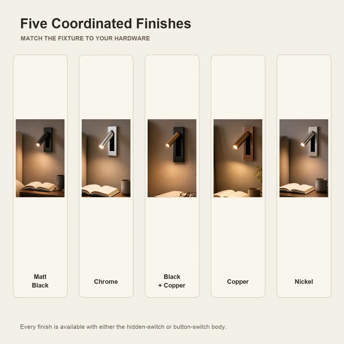 Luminara | Modern Adjustable LED Reading Wall Light