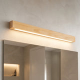 LuminaraWood | Slim LED Wood Vanity Wall Light