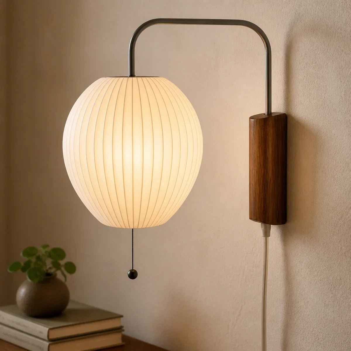 LuminaSphere | Stylish Adjustable Plug-In Wall Sconce Light Fixture