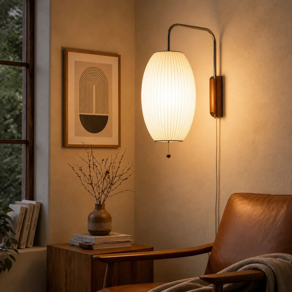 LuminaSphere | Stylish Adjustable Plug-In Wall Sconce Light Fixture