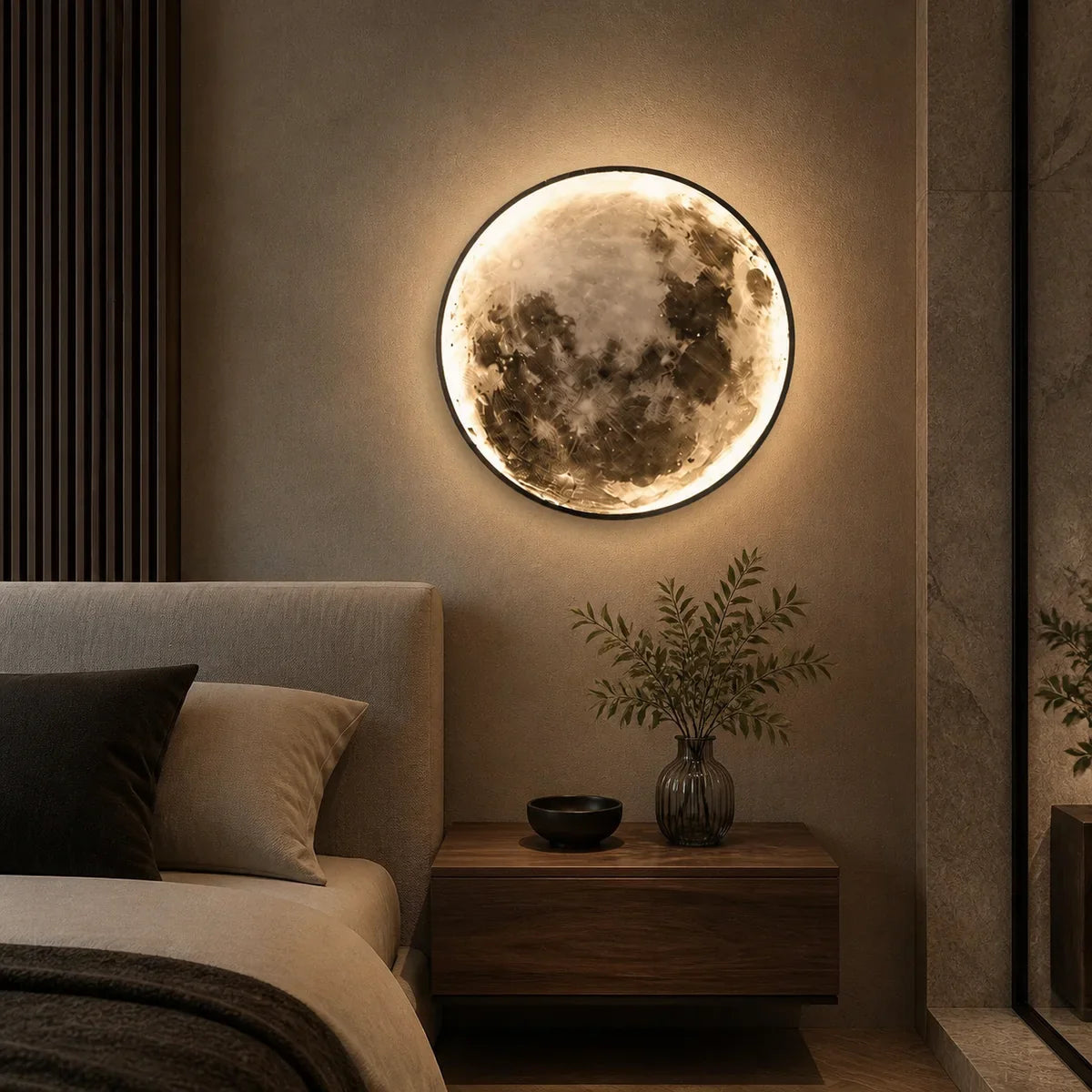 Lunara | Moon-Inspired LED Wall Art Sconce