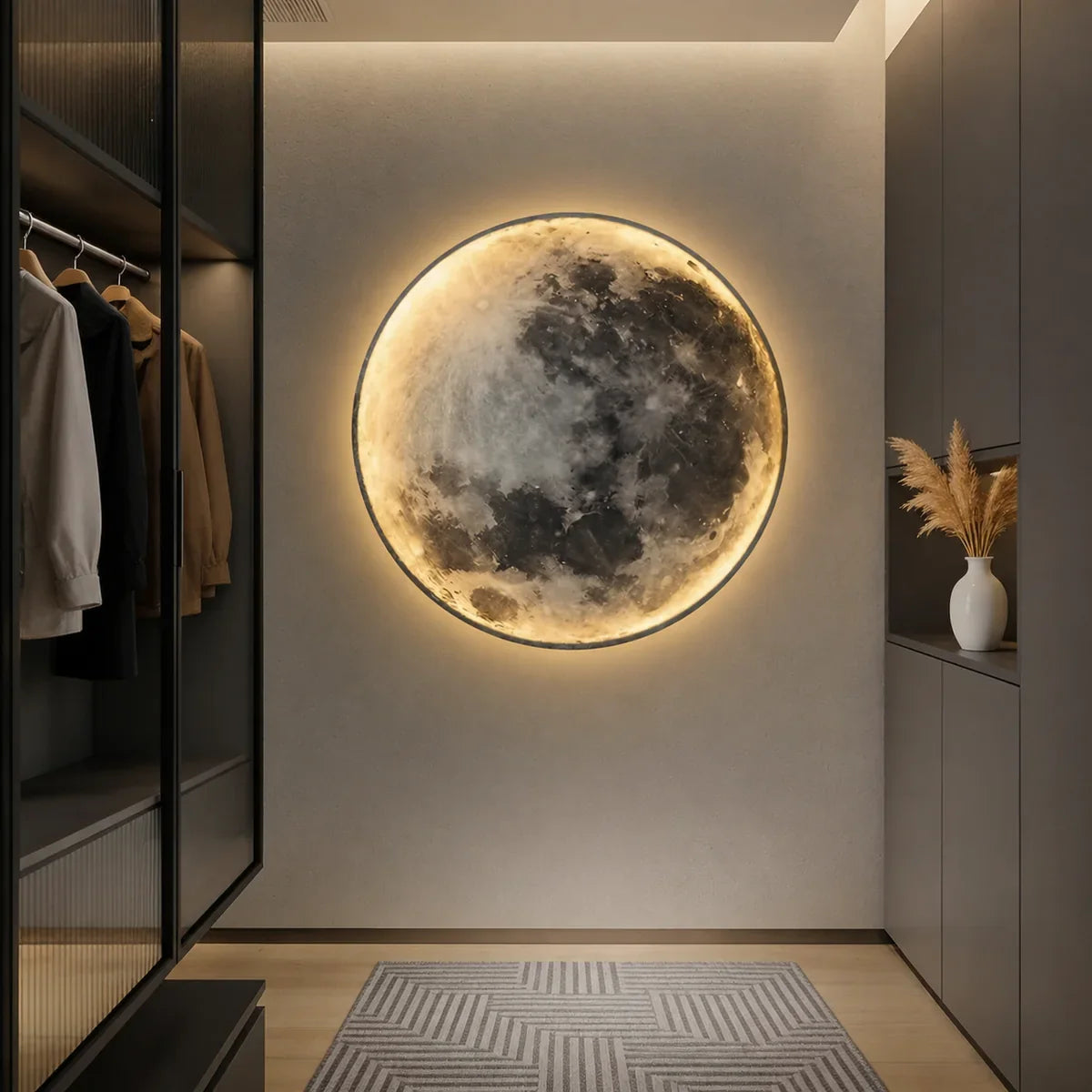Lunara | Moon-Inspired LED Wall Art Sconce