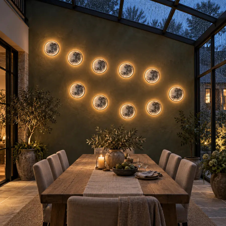 Lunara | Moon-Inspired LED Wall Art Sconce
