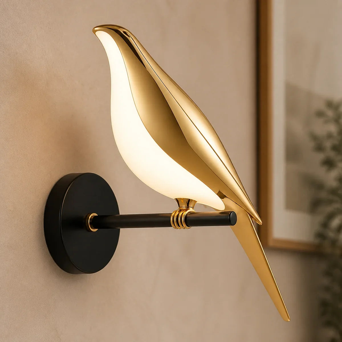 NordicAura | Sculptural Bird LED Wall Sconce