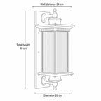 Lunara | Elegant Weather-Resistant Outdoor Wall Lantern Light