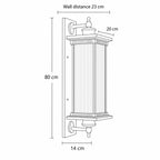 Lunara | Elegant Weather-Resistant Outdoor Wall Lantern Light