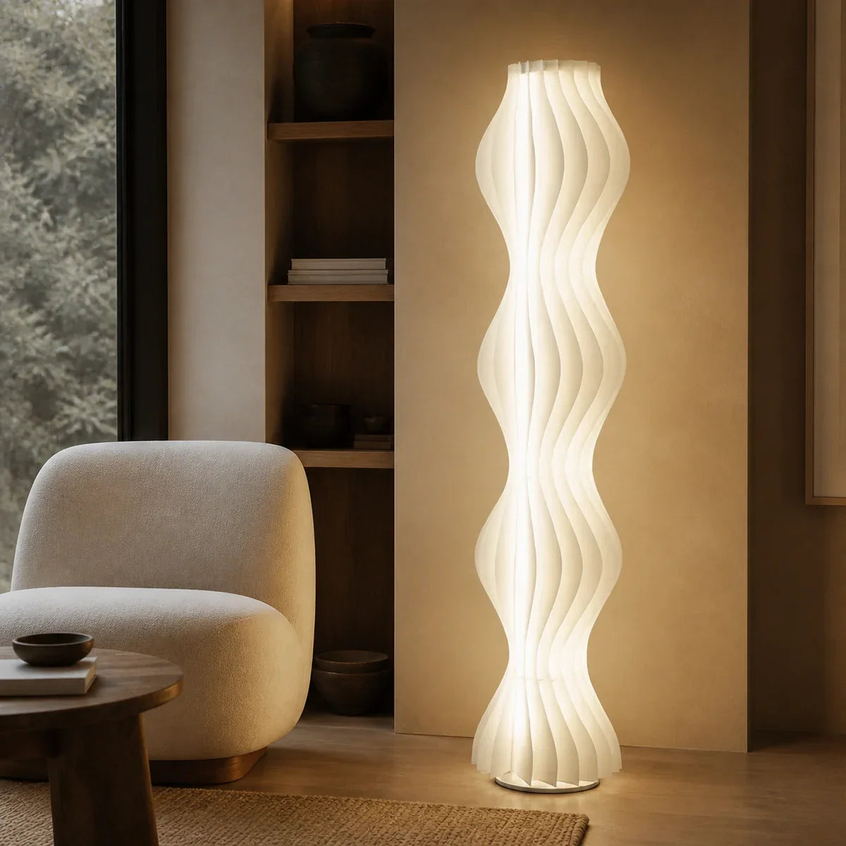 Luminara | Modern Elegant Adjustable LED Standing Floor Lamp — lifestyle close-up