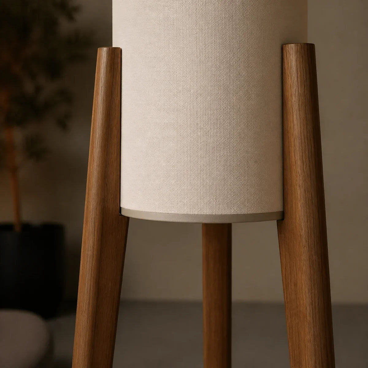 NordicWood | Stylish Modern Floor Lamp with Adjustable Tri-Color Lighting — product view