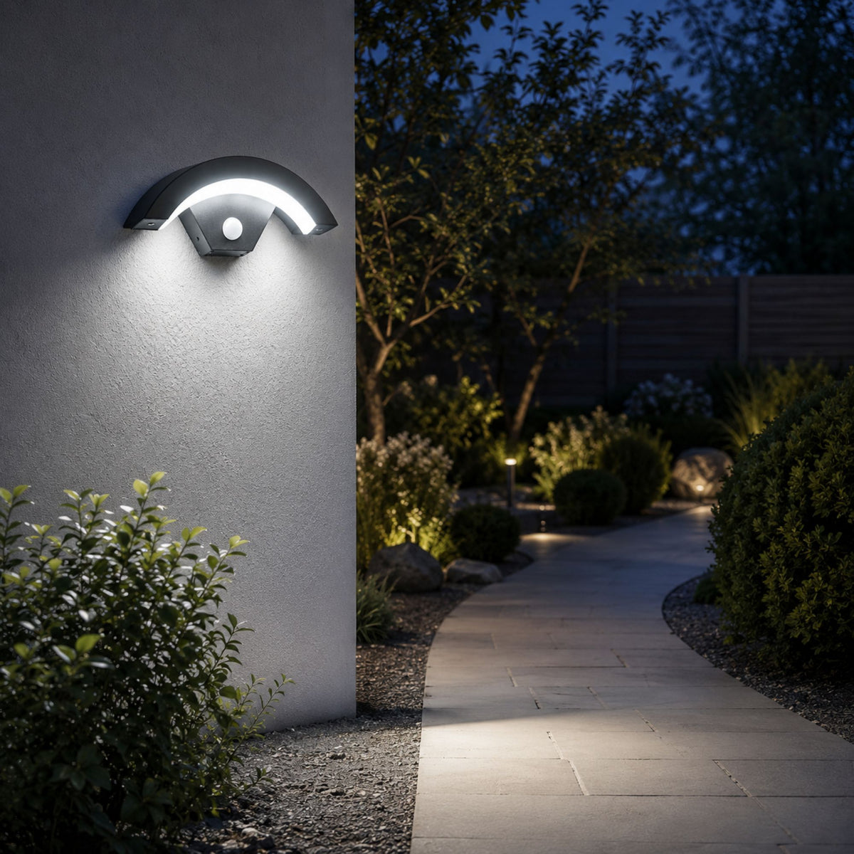 Luminara | Motion Sensor Outdoor Wall Light, Waterproof IP65 LED
