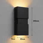 DeneLight | Modern Elegant Outdoor Wall Sconce with Dual-Directional Illumination