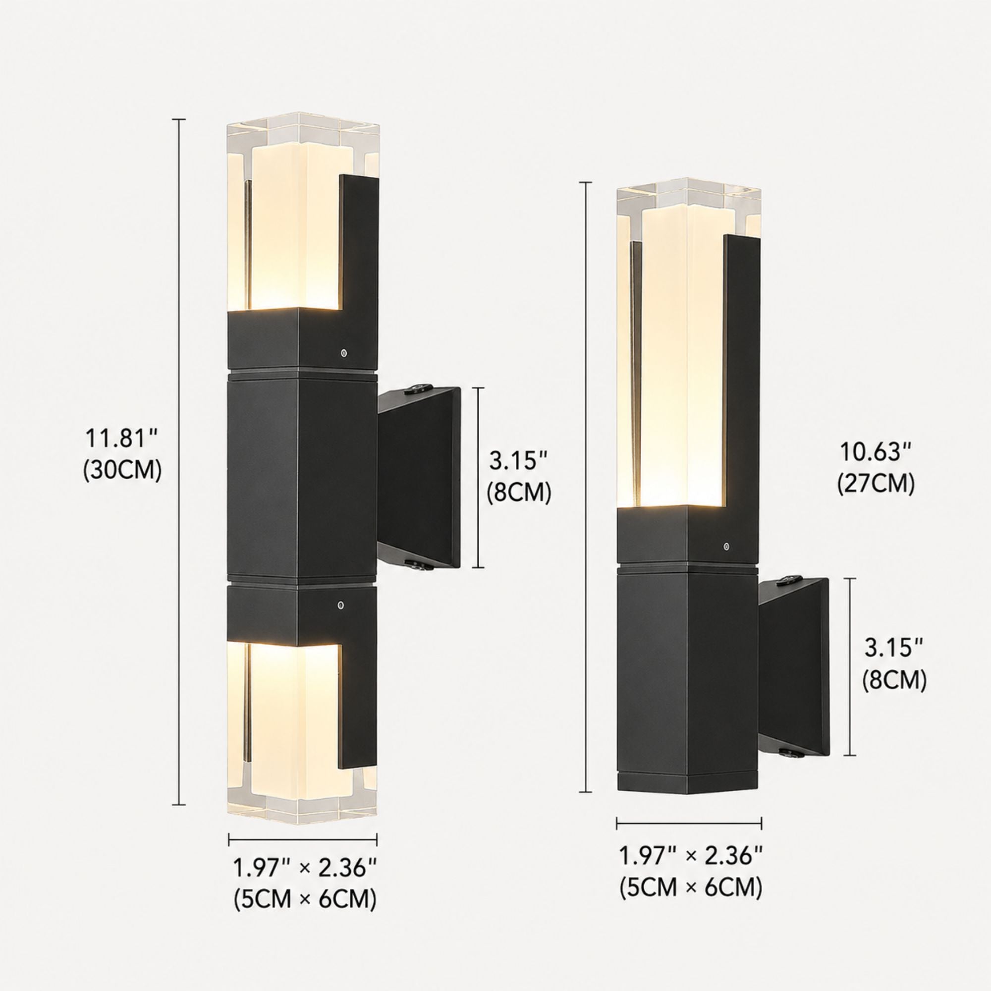 NocturnaLight | Stylish Weatherproof Outdoor Wall Light with Motion Sensor