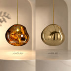 Luminara | Elegant Reflective PVC Pendant Light Fixture