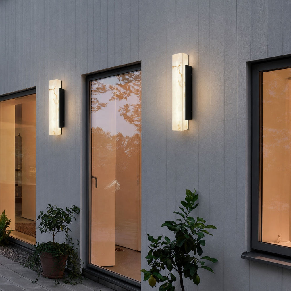 Luminara | Elegant Waterproof Outdoor Wall Light Sconce Fixture