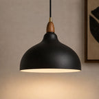 NordicWood | Stylish Black Pendant Light for Kitchen Island Lighting