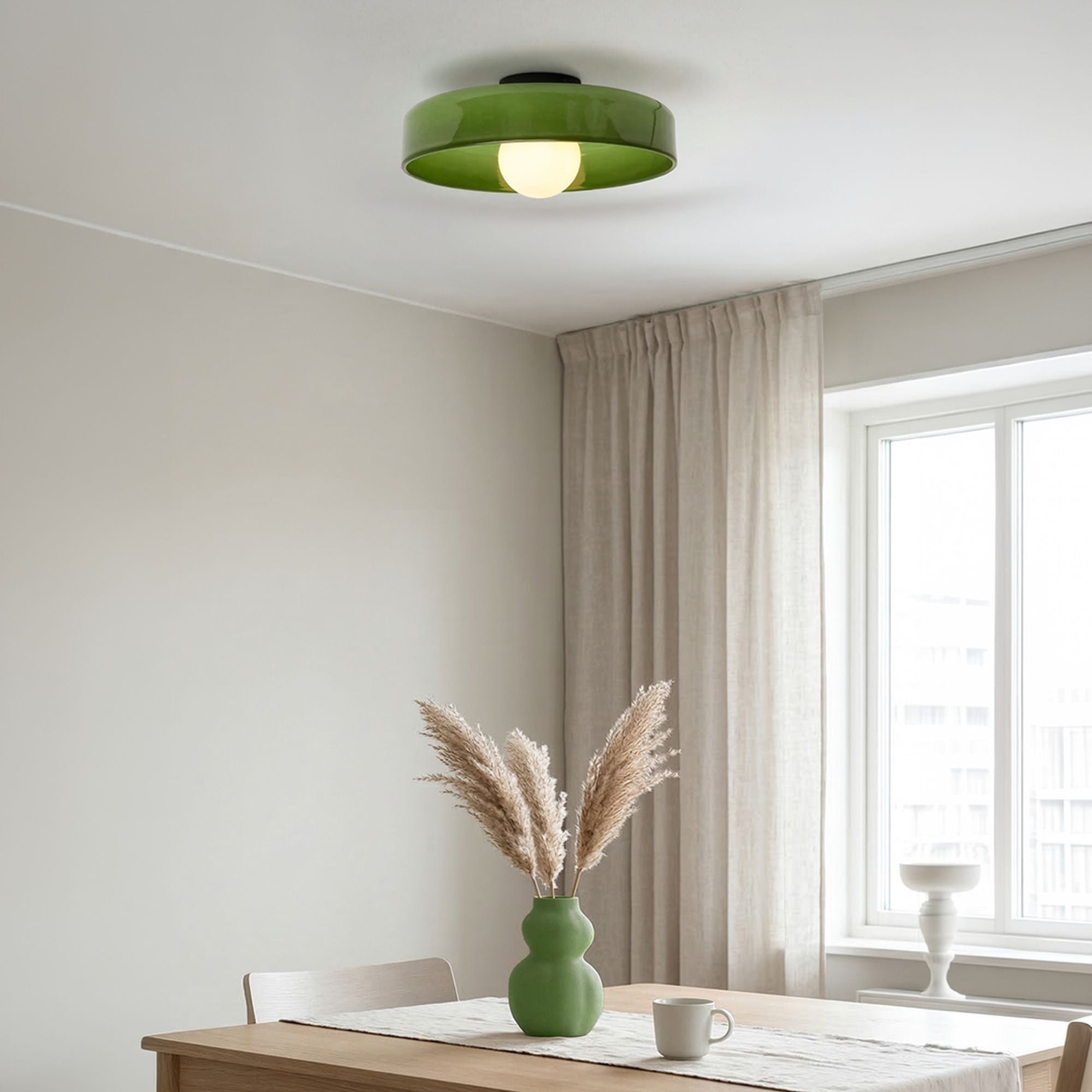 Luminara | Elegant Minimalist Glass Wall and Ceiling Light Fixture 2