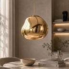 Luminara | Elegant Reflective PVC Pendant Light Fixture