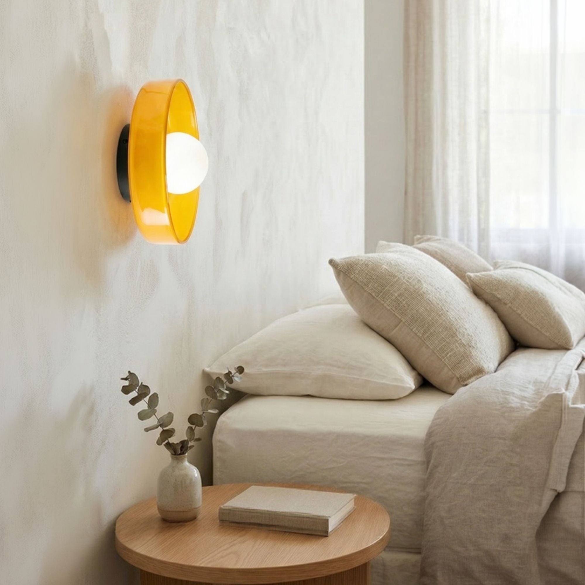 Luminara | Elegant Minimalist Glass Wall and Ceiling Light Fixture 2
