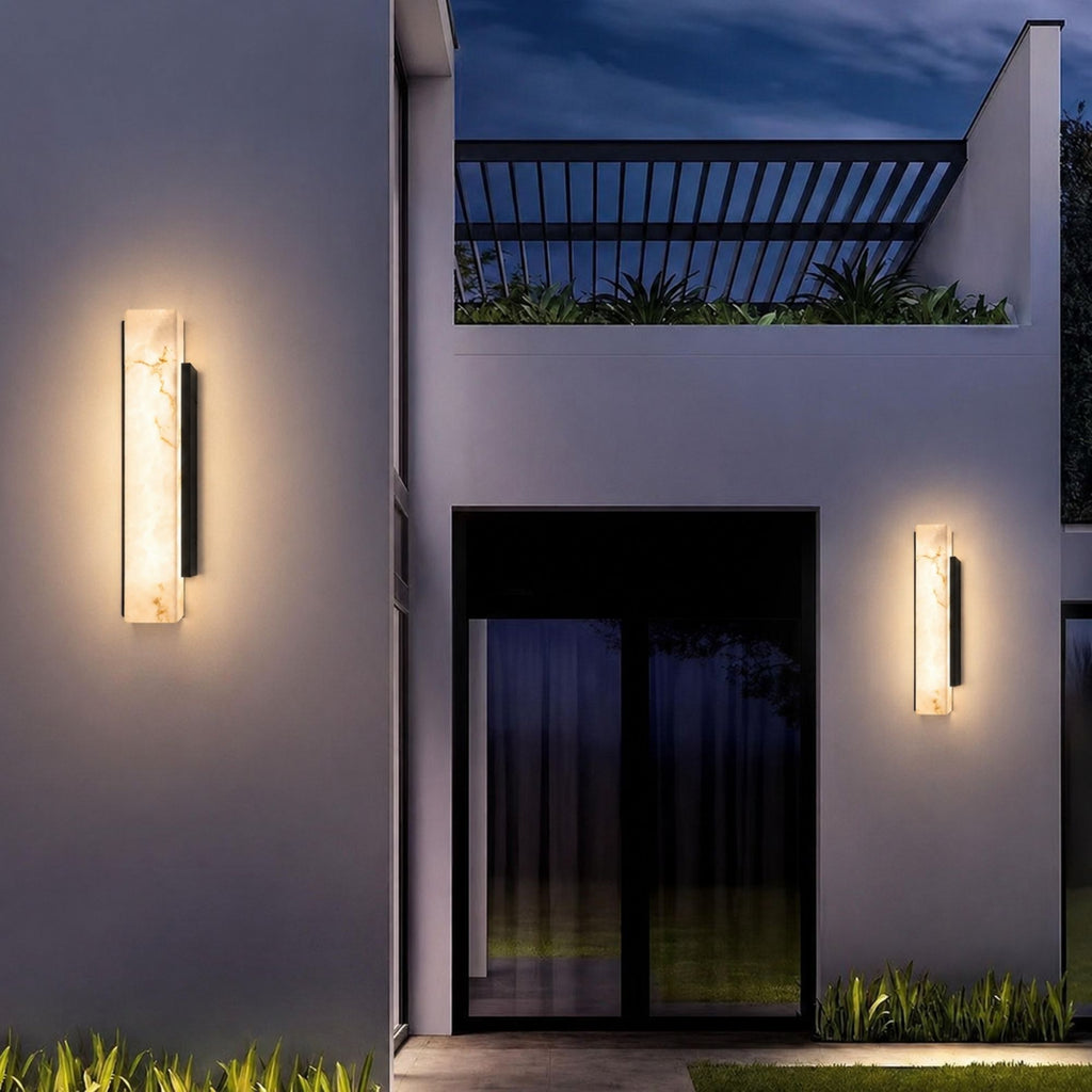 Luminara | Elegant Waterproof Outdoor Wall Light Sconce Fixture