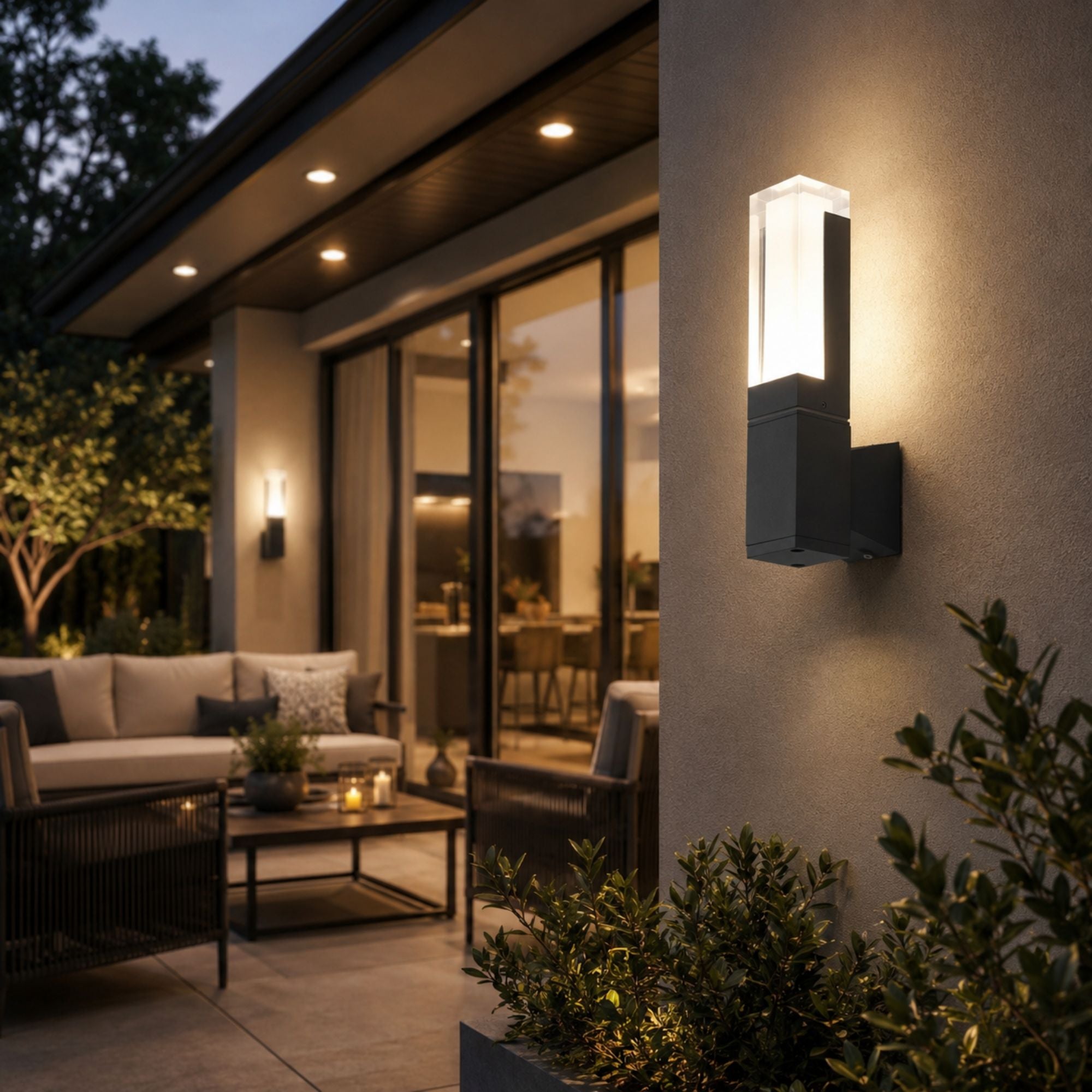 NocturnaLight | Stylish Weatherproof Outdoor Wall Light with Motion Sensor