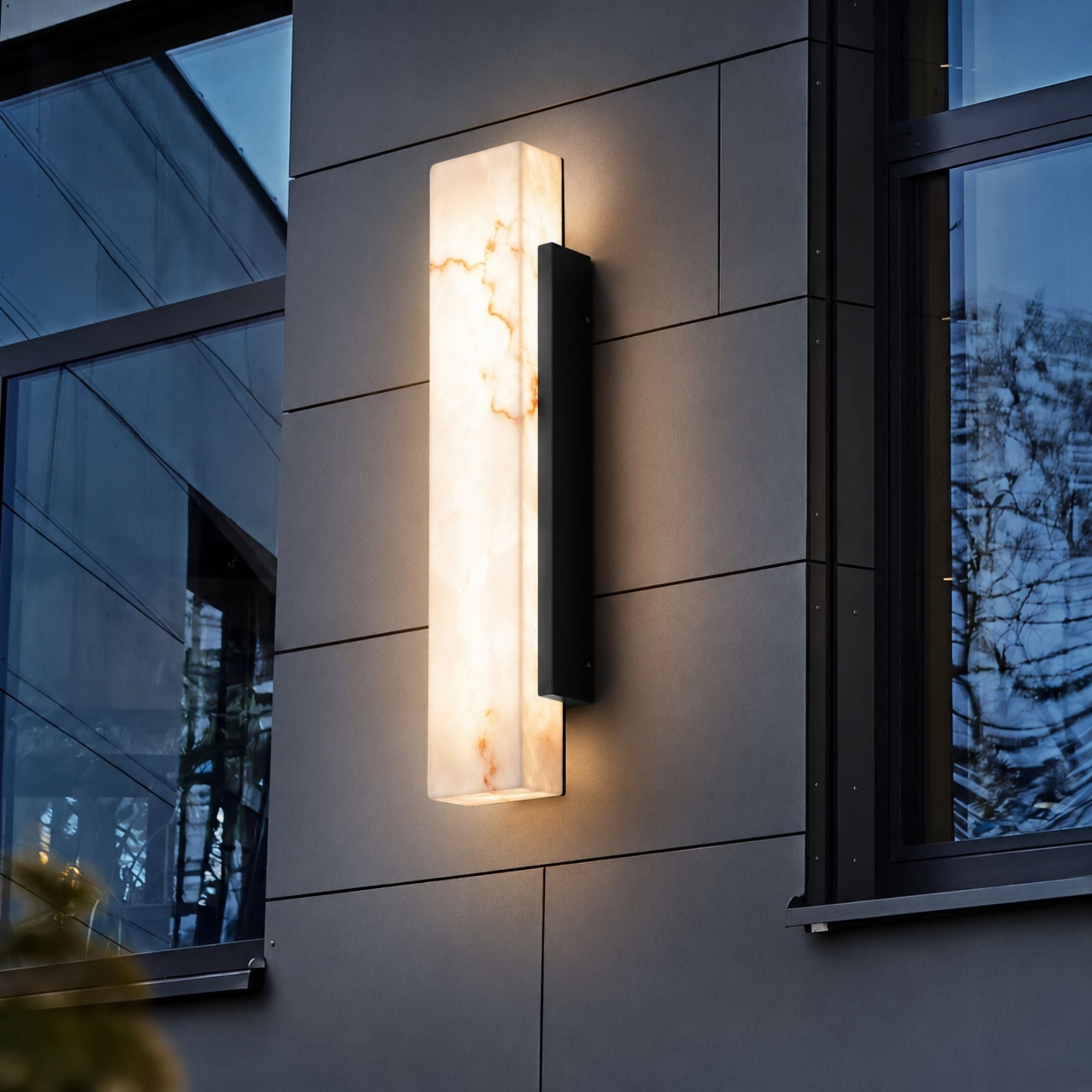 Luminara | Elegant Waterproof Outdoor Wall Light Sconce Fixture