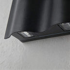 Luminara | Stylish Modern Outdoor Wall Light Fixture with Dual Projection