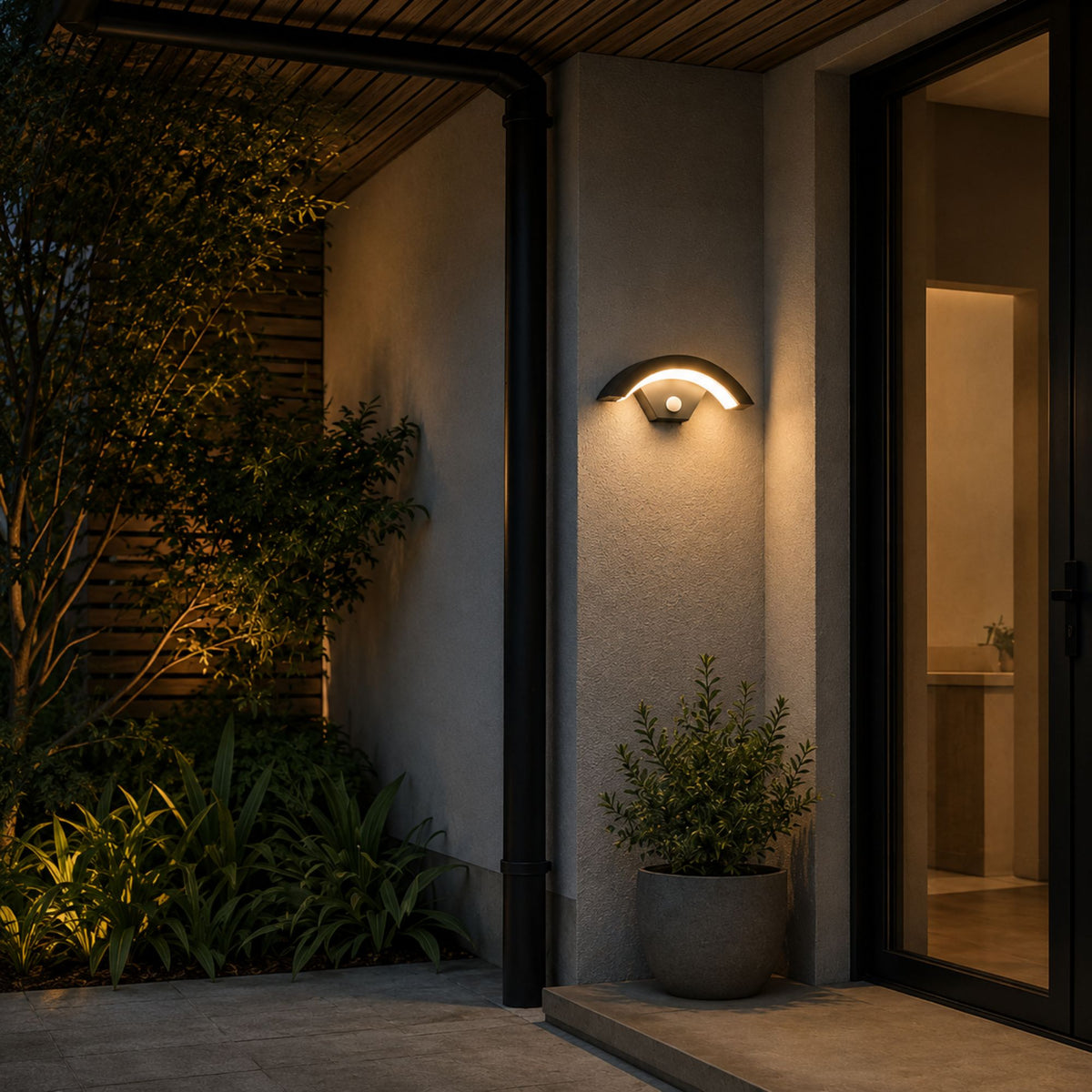 Luminara | Motion Sensor Outdoor Wall Light, Waterproof IP65 LED