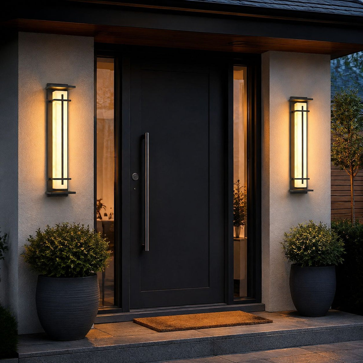 Luminara | Modern Waterproof Square Outdoor Wall Light Fixture