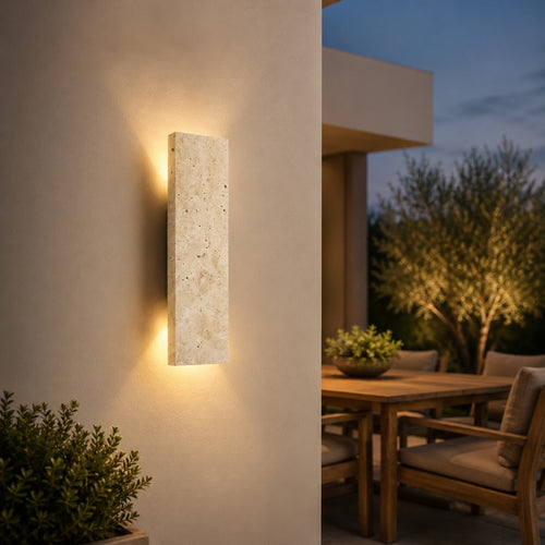 AdiraStone | Modern Dimmable Outdoor Wall Sconce Lighting Fixture 1