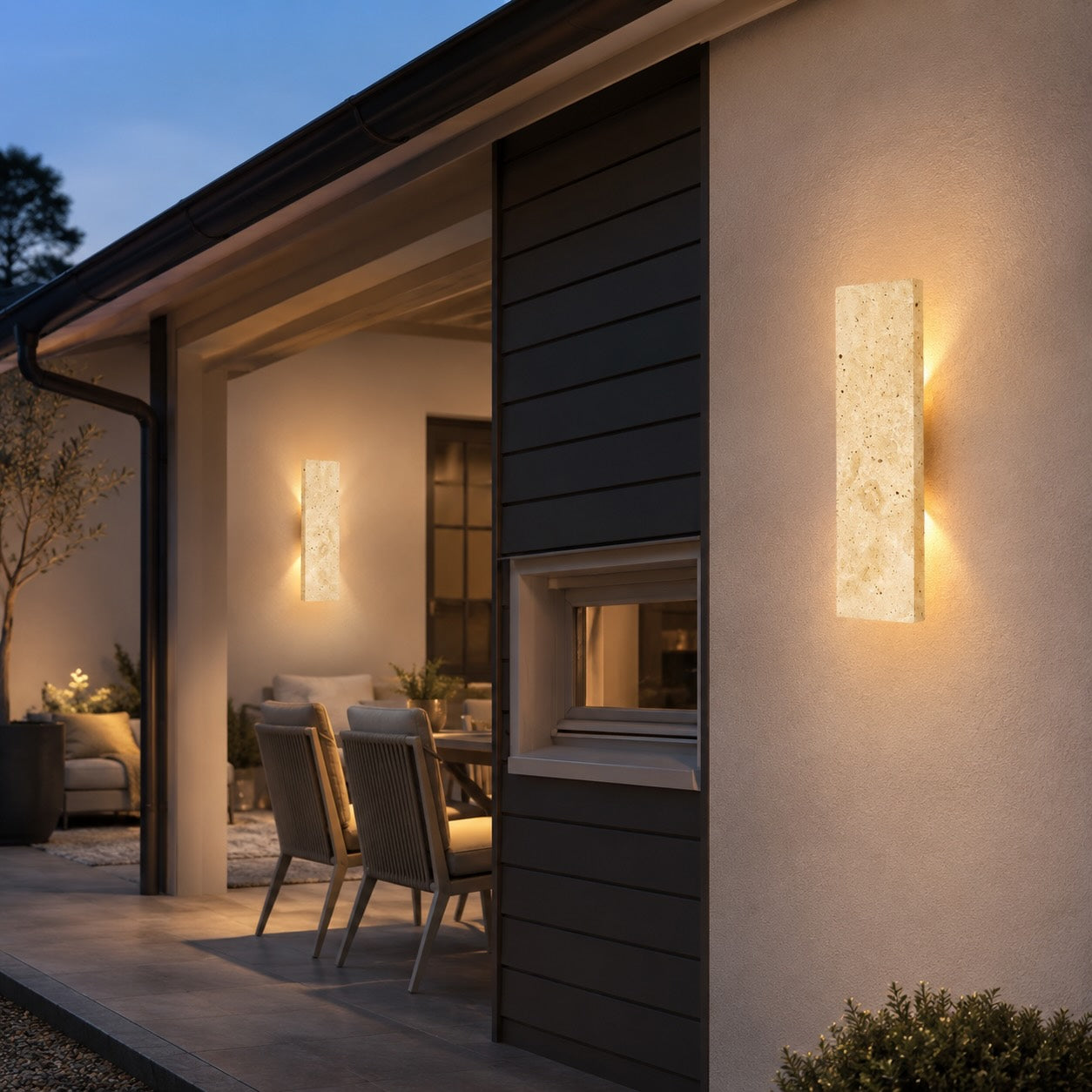 AdiraStone | Modern Dimmable Outdoor Wall Sconce Lighting Fixture 2