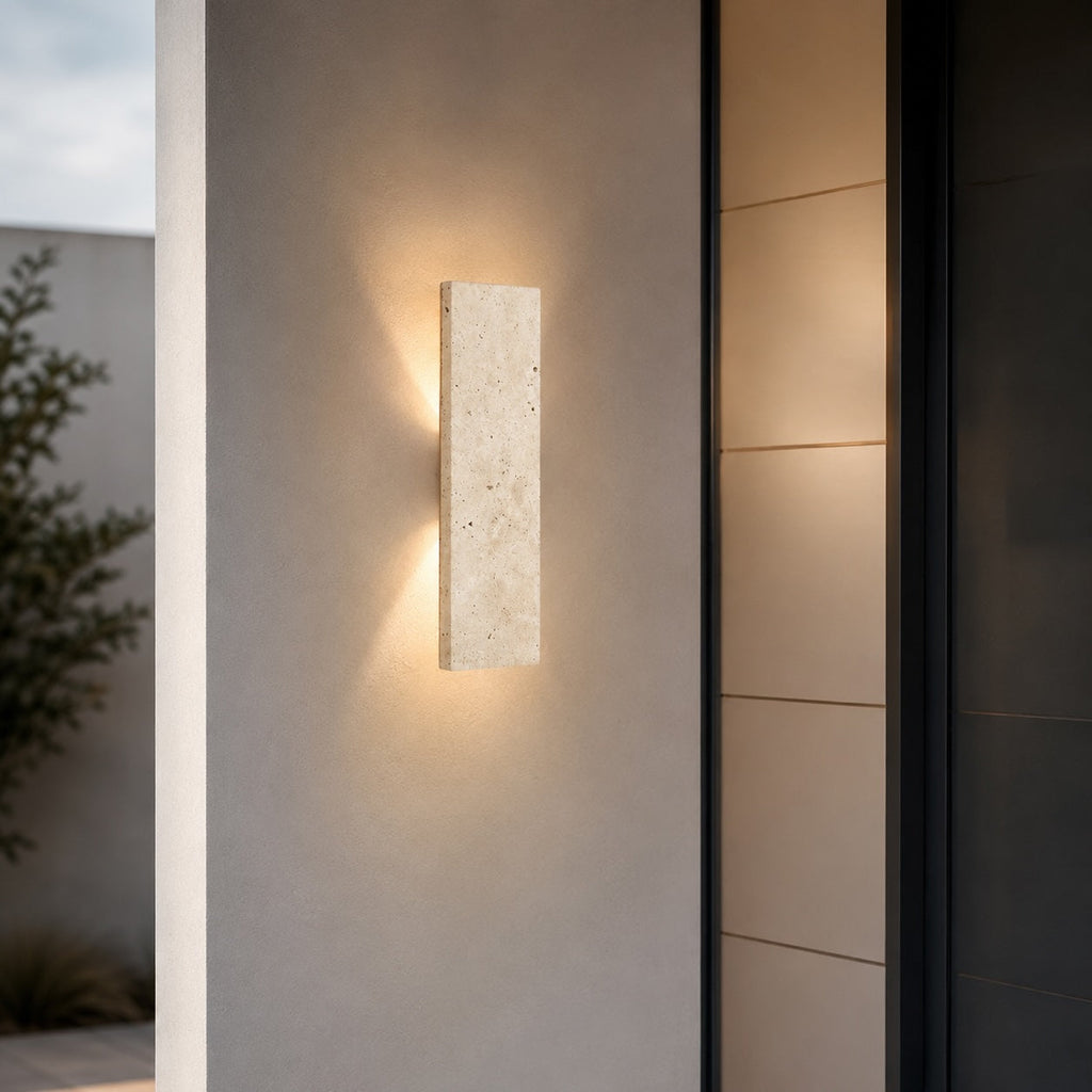 AdiraStone | Modern Dimmable Outdoor Wall Sconce Lighting Fixture 3