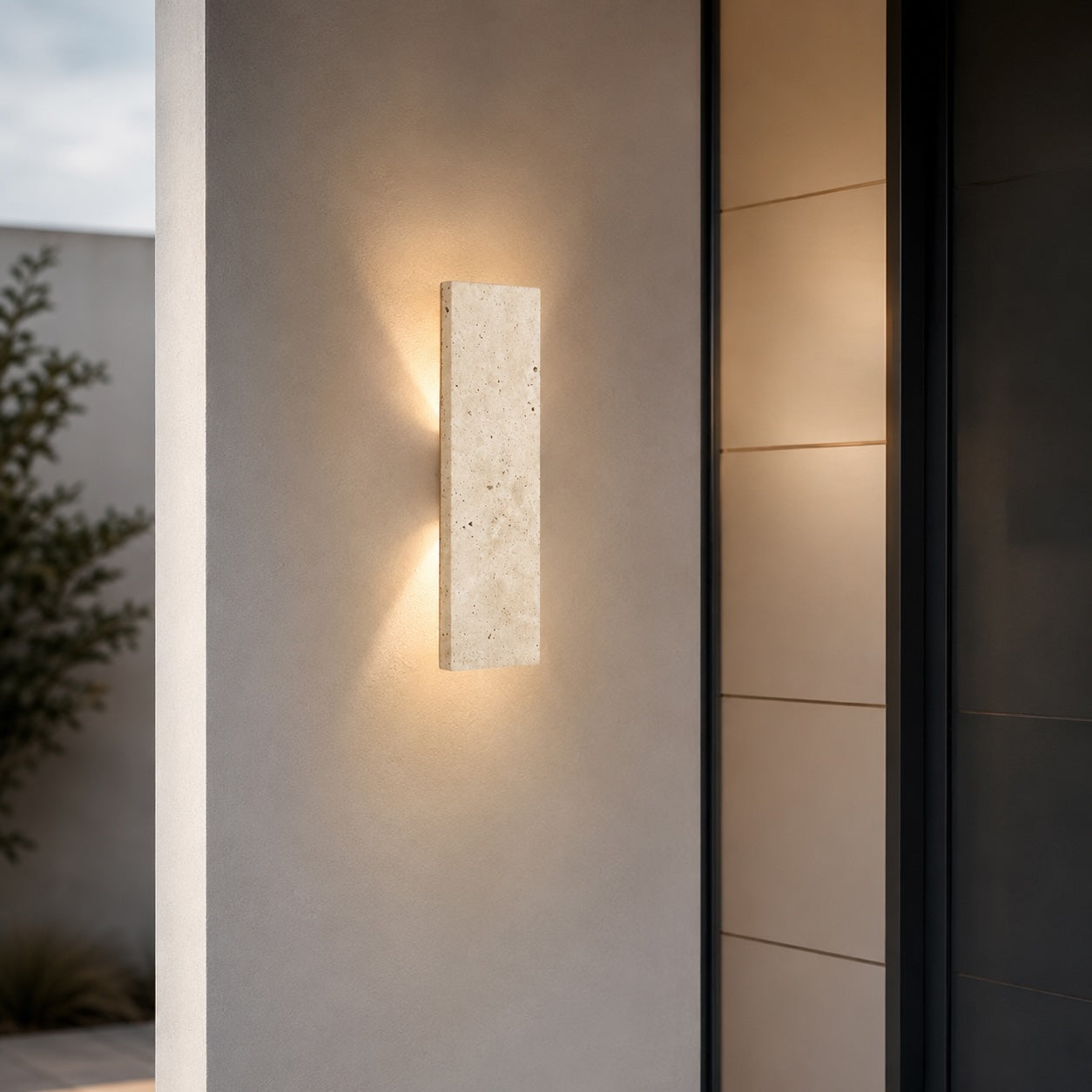 AdiraStone | Modern Dimmable Outdoor Wall Sconce Lighting Fixture 3