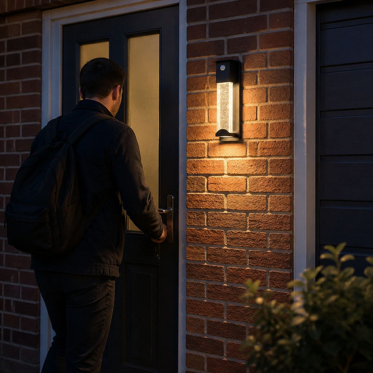 AetherGlow | Elegant Waterproof Outdoor Wall Lamp with Sensor Light