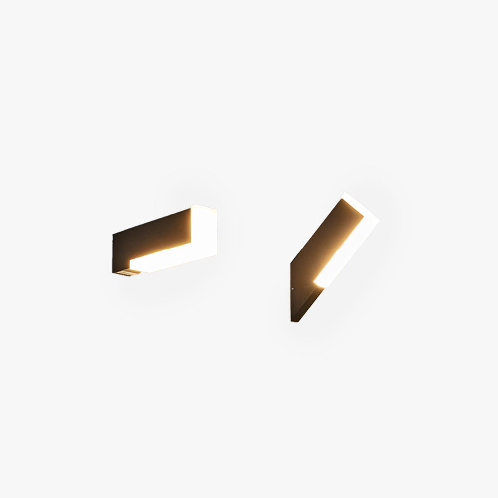 AetherLight | Sleek Modern Geometric Outdoor Wall Lamp 1