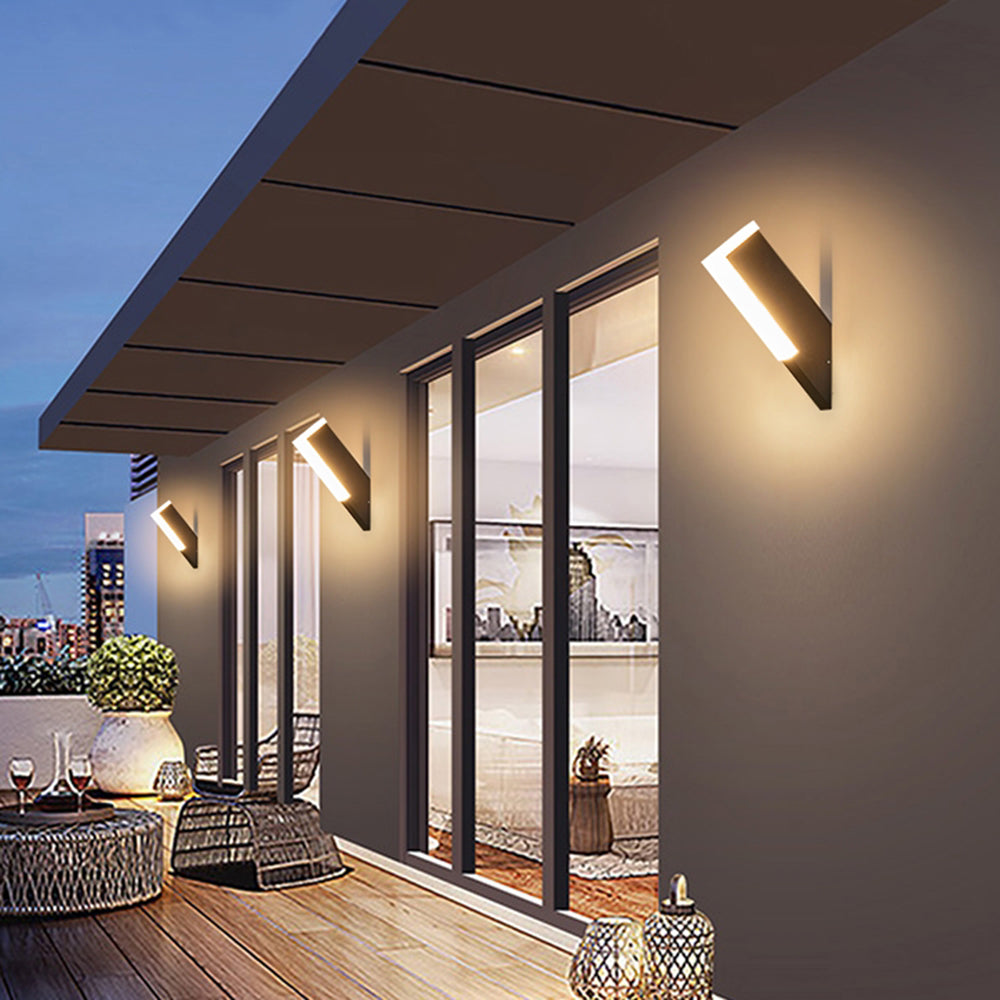 AetherLight | Sleek Modern Geometric Outdoor Wall Lamp 4