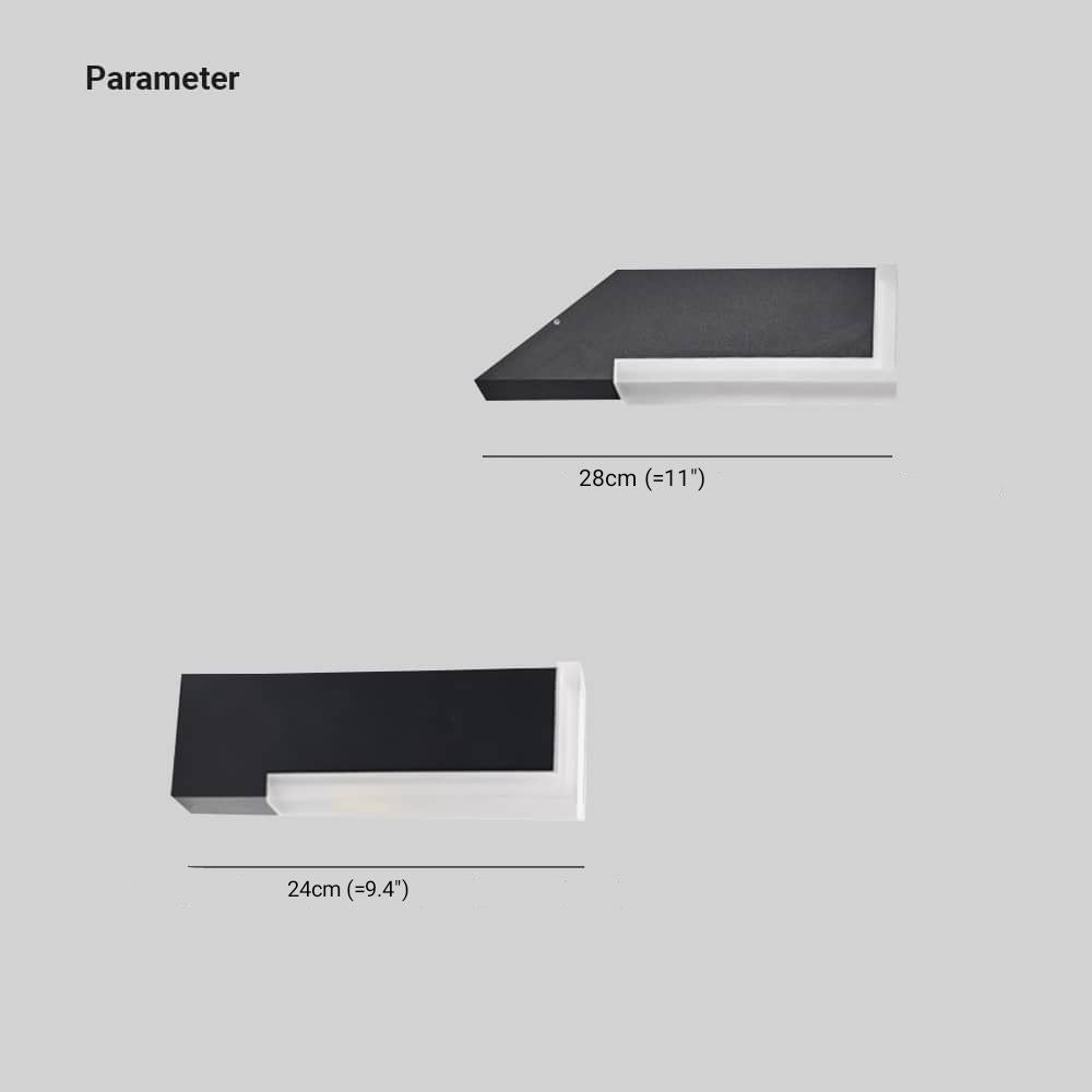 AetherLight | Sleek Modern Geometric Outdoor Wall Lamp 5
