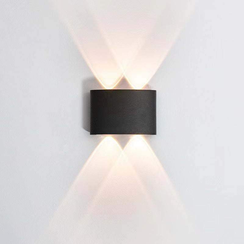 AetherStone | Sleek Modern Metal Outdoor Wall Lantern Light 1