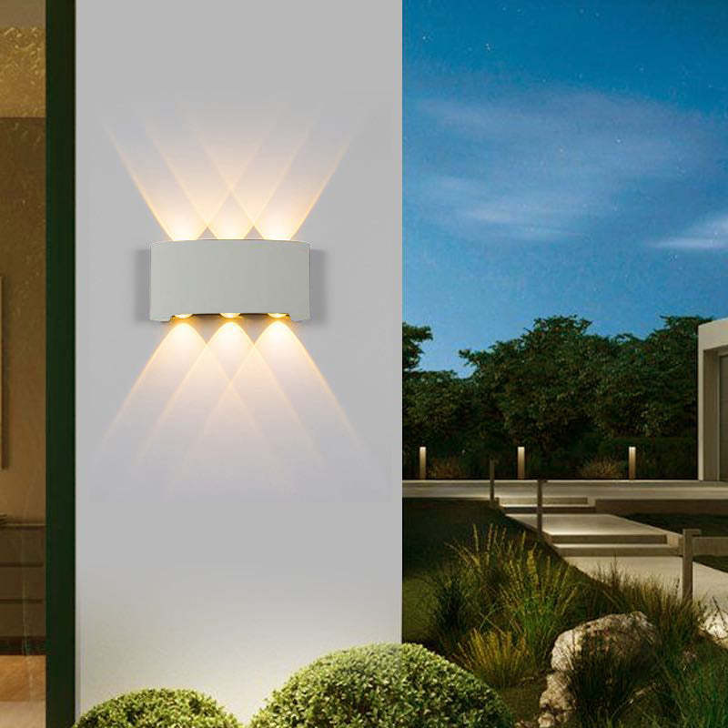 AetherStone | Sleek Modern Metal Outdoor Wall Lantern Light 10