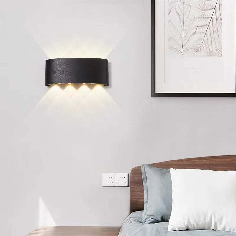 AetherStone | Sleek Modern Metal Outdoor Wall Lantern Light 12